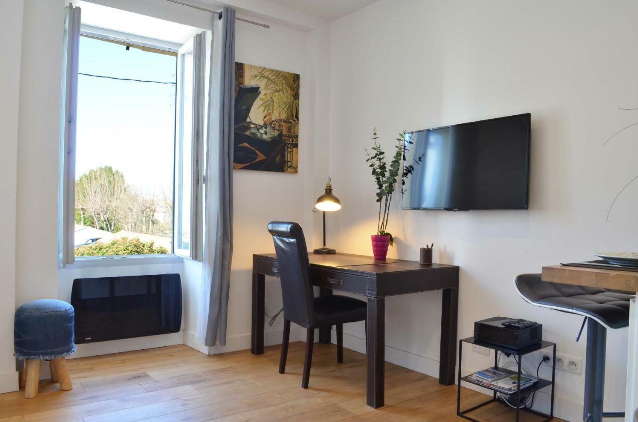 Studio Biarritz - Renove Et Moderne - Au Calme - Centre Ville - Tout A Pied Bagian luar foto